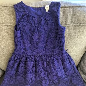 Girls Lace Dress - Navy Blue, Carter's 6x
